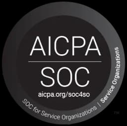 AICPA SOC 2 compliance badge