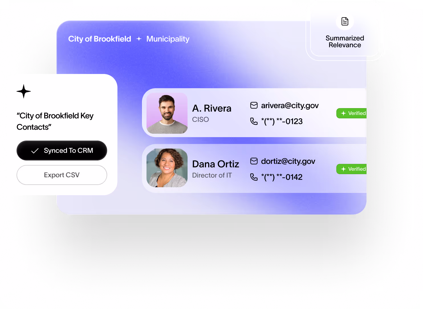 Verified government and education decision-maker contacts in Starbridge